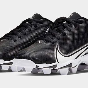 Black Nike vapor maxes (football/baseball cleats)